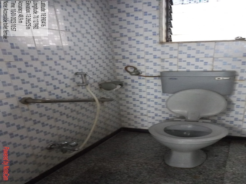 Note: Accessible toilet female