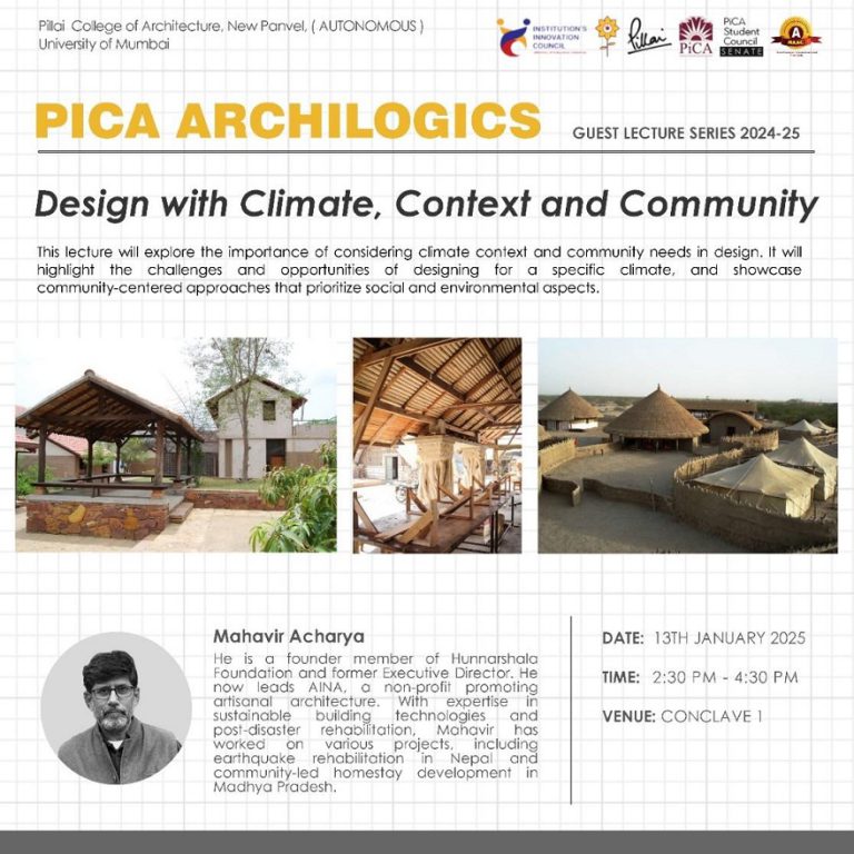 Climate Community Definition Guest Lecture on “Design with Climate, Context and Community” | PiCA